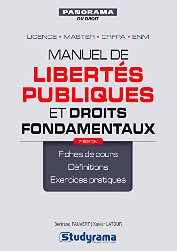 Beispielbild fr Manuel de liberts publiques et droits fondamentaux zum Verkauf von medimops