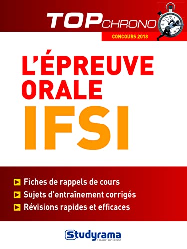 Beispielbild fr L'preuve orale IFSI 2018 zum Verkauf von Ammareal
