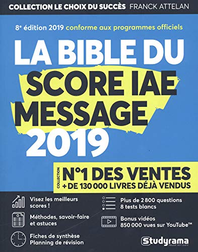 9782759037919: La Bible du Score IAE Message