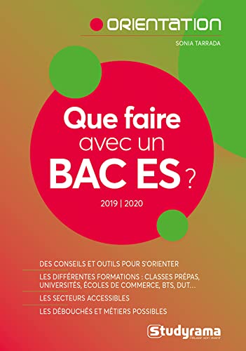 9782759038336: Que faire avec un bac ES ?: 2019-2020