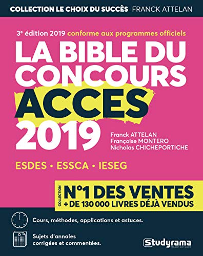 Beispielbild fr La bible du concours Accs zum Verkauf von Ammareal
