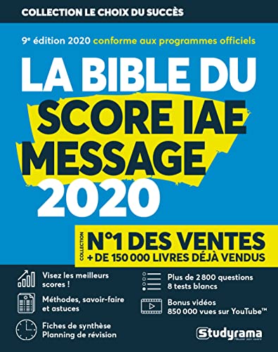 Beispielbild fr Bible du score iae message 2020 zum Verkauf von Ammareal