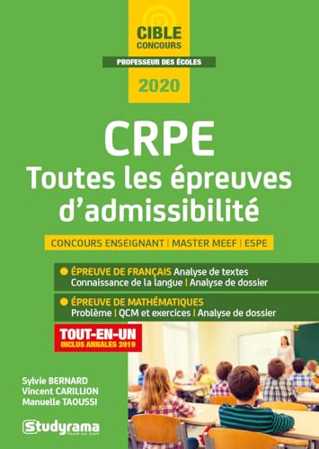 9782759040971: CRPE: Toutes les preuves d'admissibilit