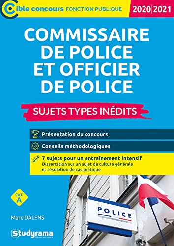 Beispielbild fr Commissaire de police et officier de police 2020/2021: Sujets types in dits zum Verkauf von WorldofBooks