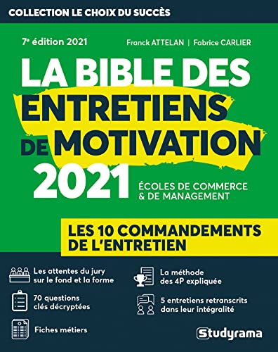 Beispielbild fr La bible des entretiens de motivation 2021 zum Verkauf von Ammareal