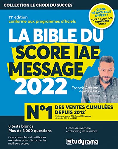 Beispielbild fr La bible du score IAE message 2022: 11e dition zum Verkauf von Ammareal