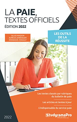 Beispielbild fr La paie 2022 - Textes officiels zum Verkauf von Librairie Th  la page