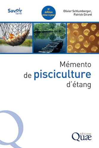 Stock image for Mmento de pisciculture d'tang: 5E EDITION MISE A JOUR for sale by Gallix