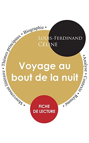 9782759300037: Fiche de lecture Voyage au bout de la nuit (tude intgrale) (French Edition)