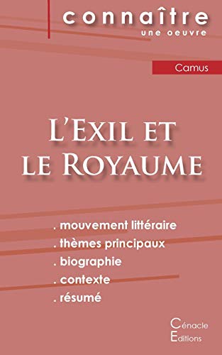 Stock image for Fiche de lecture L'Exil et le Royaume (Analyse littraire de rfrence et rsum complet) (French Edition) for sale by Book Deals