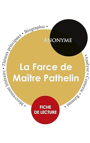 9782759306046: Fiche de lecture La Farce de Matre Pathelin (tude intgrale)