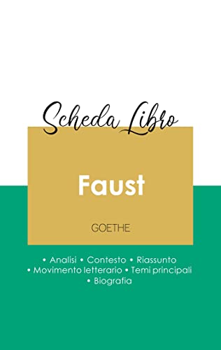 Beispielbild fr Scheda libro Faust.prima parte. (analisi letteraria di riferimento e riassunto completo) zum Verkauf von Librairie Th  la page
