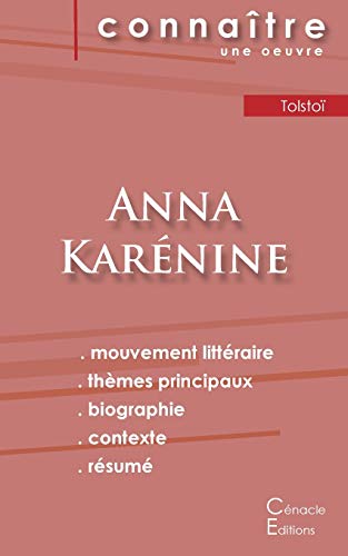 Stock image for Fiche de lecture Anna Karnine de Lon Tolsto analyse littraire de rfrence et rsum complet for sale by PBShop.store US