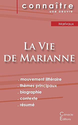 Imagen de archivo de Fiche de lecture La Vie de Marianne de Marivaux (analyse littraire de rfrence et rsum complet) (French Edition) a la venta por Books Unplugged