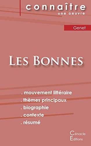 Stock image for Fiche de lecture Les Bonnes de Jean Genet (analyse litt raire de r f rence et r sum complet) for sale by WorldofBooks