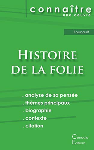 Imagen de archivo de Fiche de lecture Histoire de la folie de Foucault (analyse philosophique et r sum d taill ) a la venta por ThriftBooks-Atlanta