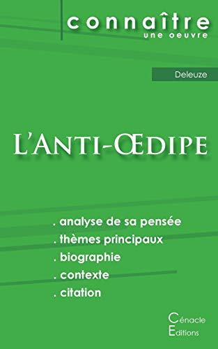 Imagen de archivo de Fiche De Lecture L'anti-oedipe De Deleuze (Analyse Litteraire De Reference Et Resume Complet) -Language: french a la venta por GreatBookPrices