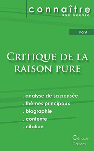 Stock image for Fiche de lecture Critique de la raison pure de Kant analyse littraire de rfrence et rsum complet for sale by PBShop.store UK