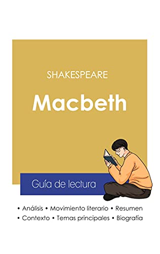 Imagen de archivo de Gua de lectura Macbeth de Shakespeare (anlisis literario de referencia y resumen completo) (Spanish Edition) a la venta por Lucky's Textbooks