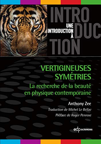 Stock image for Vertigineuses symtries: La recherche de la beaut en physique contemporaine (0) [Broch] Zee, Anthony et Le Bellac, Michel for sale by BIBLIO-NET