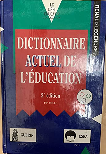 9782760133372: Dictionnaire Actuel de l'ducation Franais-Anglais w/ English-French Vocabulary