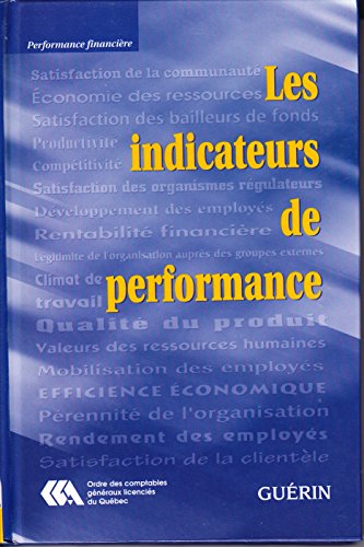 Stock image for Les Indicateurs de Performance for sale by Better World Books