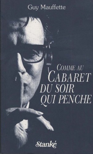 Stock image for Comme au Cabaret du soir qui penche for sale by Librairie Le Nord