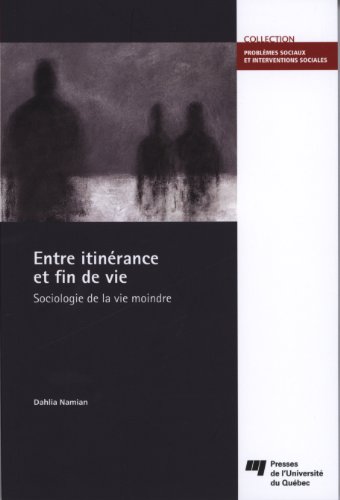 9782760535152: Entre itinrance et fin de vie: Sociologie de la vie moindre