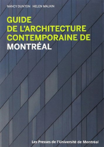 9782760620759: Guide de l architecture comtemporaine de montreal