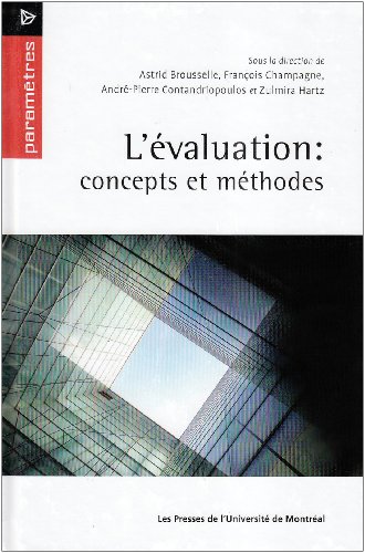 Stock image for L'valutation : concepts et mthodes for sale by Ammareal