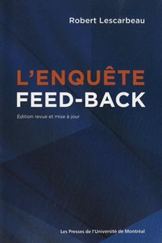 9782760622241: Enqute feed-back (L'): dition revue et mise  jour: 0000
