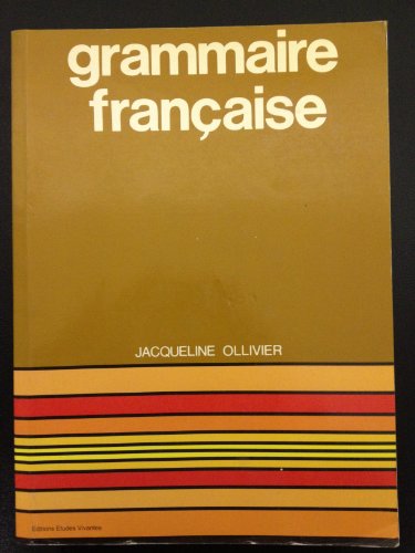 Stock image for Grammaire Francaise for sale by GF Books, Inc.