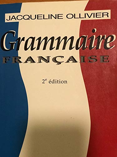 Stock image for Grammaire fran??aise (2e ??dition) for sale by Better World Books