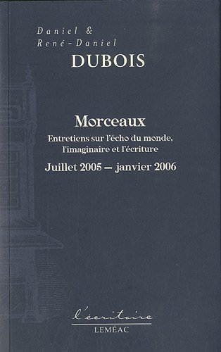 Imagen de archivo de Morceaux a la venta por MyLibraryMarket