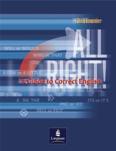 9782761312301: All right!: A guide to correct English