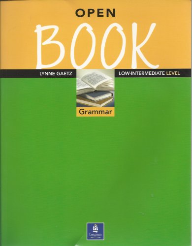 Stock image for Open Book : Grammar: Low-Intermediate Level for sale by Better World Books