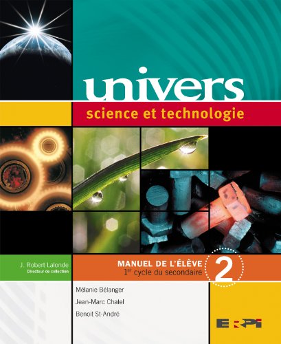 Stock image for Univers: Science et Technologie manuel 2 (2) for sale by Irish Booksellers