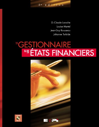 Beispielbild fr Gestionnaire et les tats Financiers zum Verkauf von Better World Books