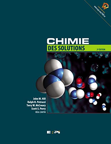 Stock image for Chimie des solutions for sale by Revaluation Books