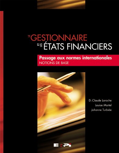 Stock image for Gestionnaire et les tats Financiers for sale by Better World Books