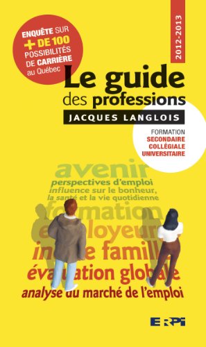 Beispielbild fr Guide des professions langlois zum Verkauf von Better World Books