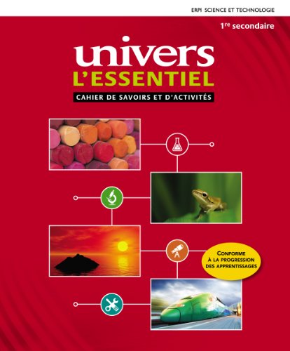 Beispielbild fr Univers 1 - l'essentiel cahier zum Verkauf von Better World Books