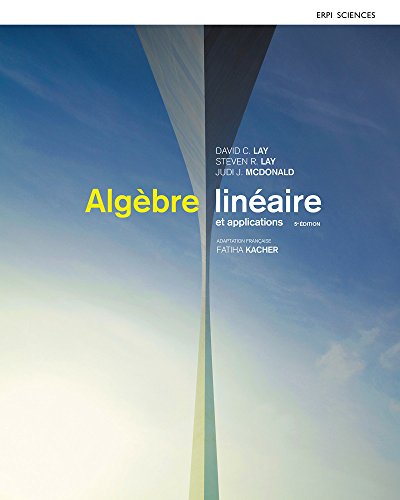 Beispielbild fr Algbre linaire et applications (5e dition) zum Verkauf von LiLi - La Libert des Livres