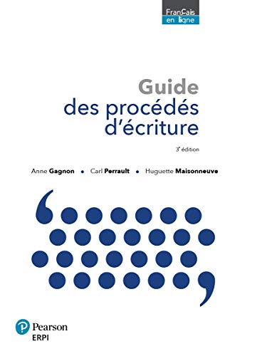 Beispielbild fr Guide des procds d'criture 3e + MonLab zum Verkauf von Gallix