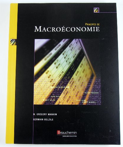 9782761619691: PRINCIPES DE MACROECONOMIE