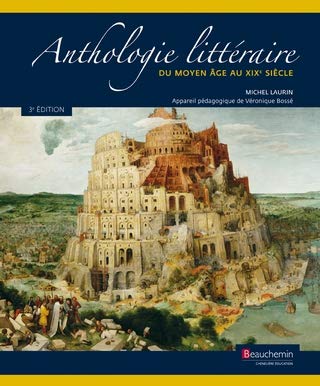 Stock image for Anthologie Littraire du Moyen ge Au XIXe Sicle for sale by Better World Books Ltd