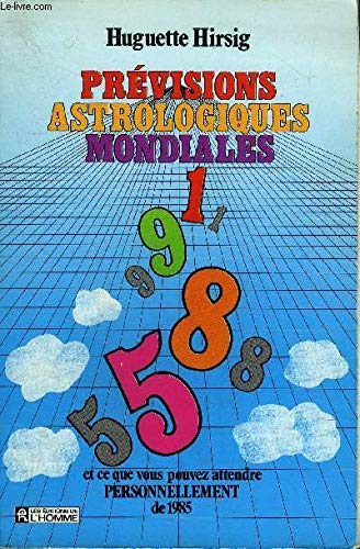 Stock image for Prvisions astrologiques mondiales for sale by LiLi - La Libert des Livres