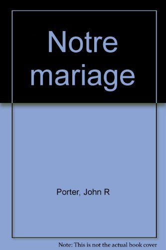 Stock image for Notre mariage for sale by medimops