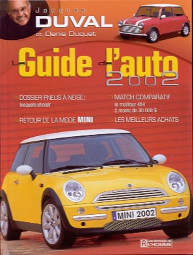 Stock image for GUIDE DE L'AUTO 2002 -LE for sale by Better World Books