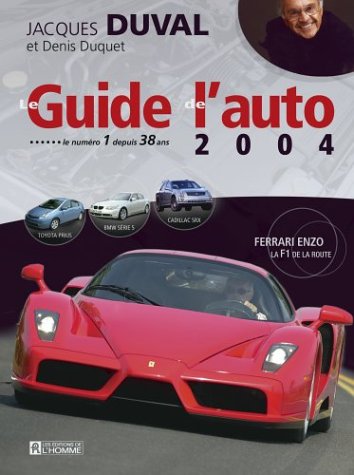 Stock image for Le Guide de l'auto 2004 for sale by Better World Books